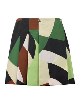 PLAN C Gocaa Cotton Mini-skirt