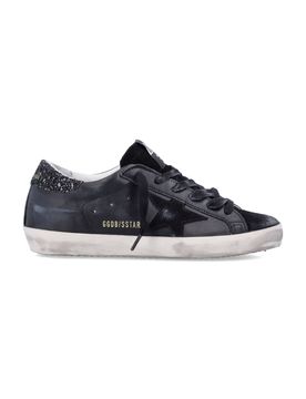 Vintage-Inspired Star Patch Sneakers