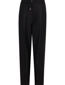 Wool Gabardine Tailored Trousers