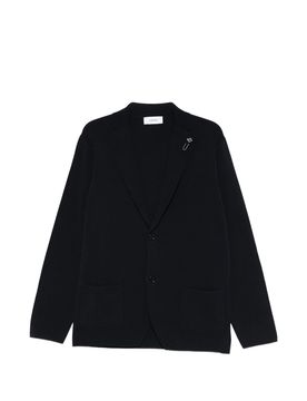 Notched Lapel Cardigan - Size M