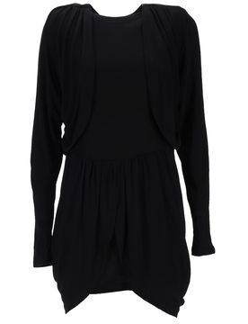 Niamae Draped Jersey Mini Dress
