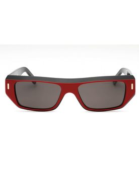 Rectangular Acetate Unisex Sunglasses