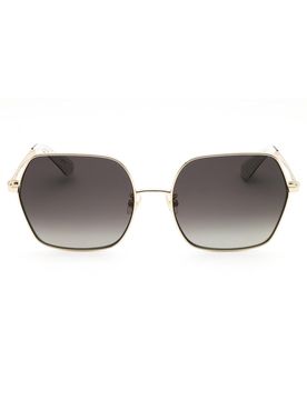 Oversized Women's Metal Sunglasses
