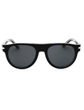 Modern Round Acetate Sunglasses