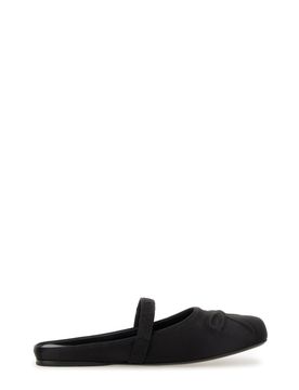 Bow-detail Slip-on Ballet Flats