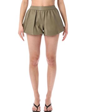 Sculptural Mini Bubble Hem Shorts