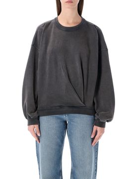 The Sauria Mini Draped Long Sleeve T-Shirt - Women's
