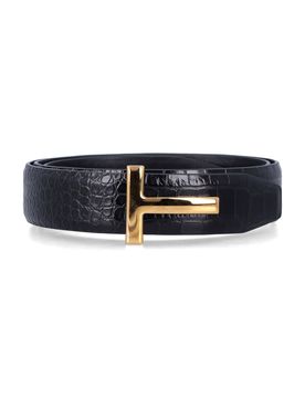 T Icon Reversible Leather Belt