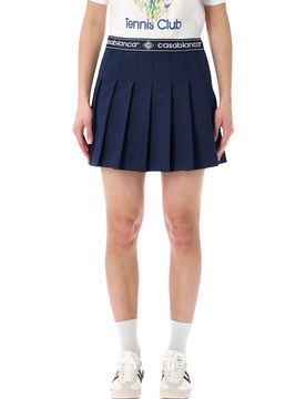Logo-waistband Mini Skirt