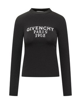 Embroidered Logo Knitwear Sweater