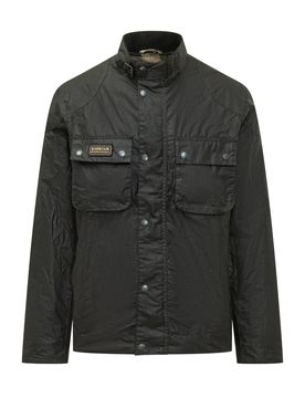 Revolutionary Merton Mini Jacket with Tasche Applicate