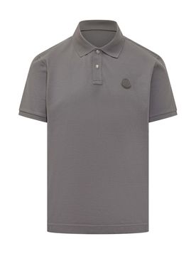 Moncler Cutout Sleeve Polo Shirt