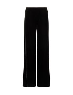 Velvet Tapered Trousers