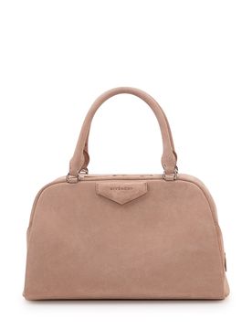 Mini Antigona Handbag in Soft Suede