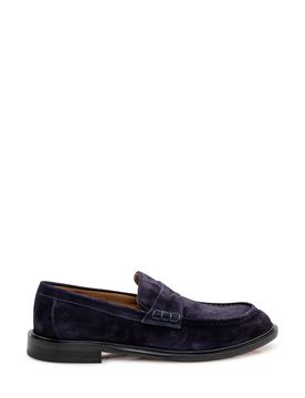 Chic Moccasin Loafers with Front Strap