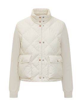 Lightweight Cardigan with High Neck and Pockets