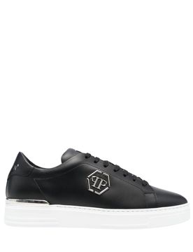 Leather Lo-Top Sneaker Hexagon