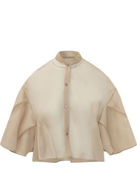 Elegant Cap Paint Knitwear with Neck - Altitude