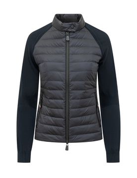 Quilted Zip Cardigan