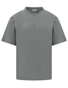 Sleeves Cut T-Shirt with Logo