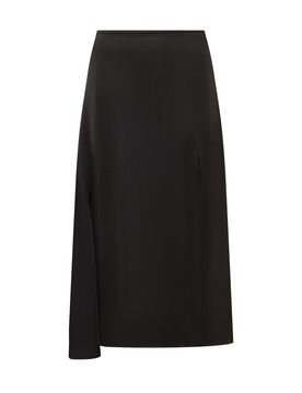 Chic Mini Skirt in Luxurious Viscose
