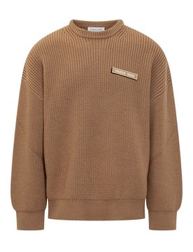 Marine Serre Logo Knit Sweater