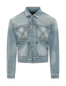 Chic Jacket with Quattro Pockets and Button Details