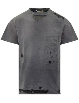 Distressed Pocket T-Shirt