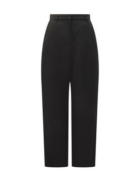 High-Waisted Tailored Trousers