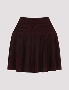 Alaïa Crinoline Wool Mini Skirt