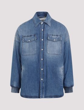 Quilted Denim Shirt