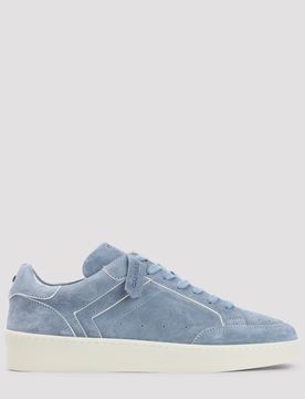 Nuvola Suede Sneakers with Ribbing