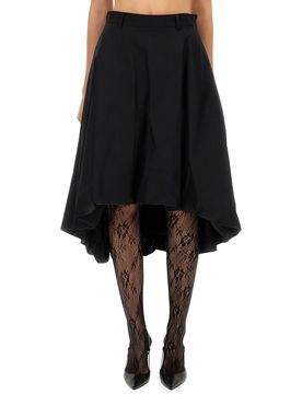 COUTURE Printed Cotton Poplin Miniskirt