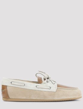 Miu Miu Suede Calf Leather Loafers