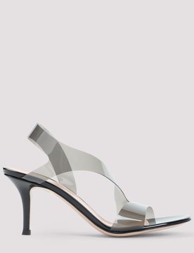 PVC Metropolis Sandals with 7cm Heel
