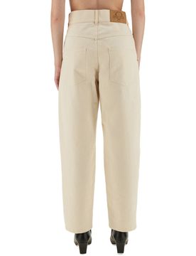 MOSCHINO COUTURE Cotton Trousers