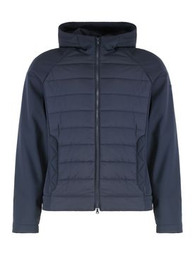 Technical Fabric Hooded Jacket