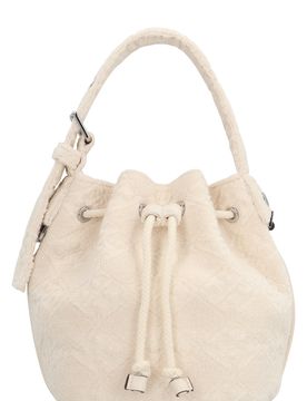 T Monogram Terry Mini Bucket Bag