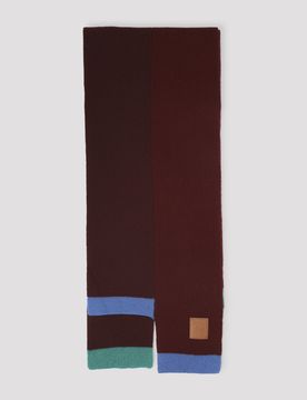 LOEWE Ribbed Asymmetric Scarf