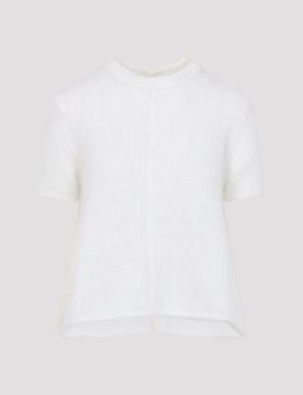 Embroidered Short-sleeved Sweater