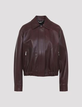 VERSACE Bufalo Leather Blouson