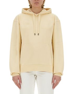 Logo-embroidered Cotton Hoodie