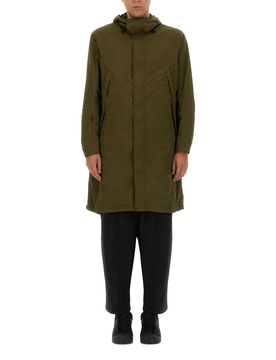 Military-Style Trench Coat - 185cm Tall