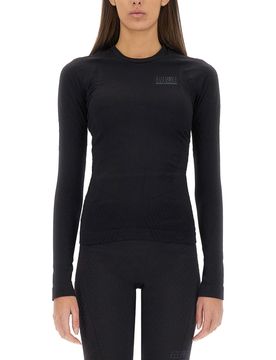 Logo Print Top for Women