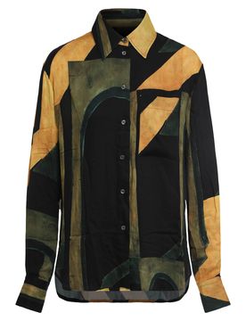 Louisa Ballou Viscose Printed Shirt