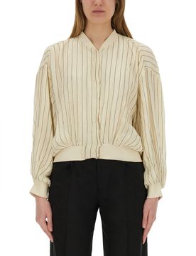 ALYSI Silk Bomber Jacket