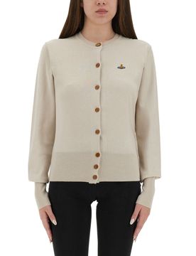 Bea ORB Logo Cashmere Women's Cardigan