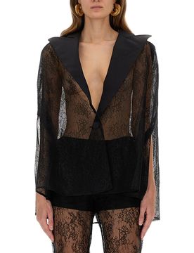 Lace Blazer-Inspired Cape