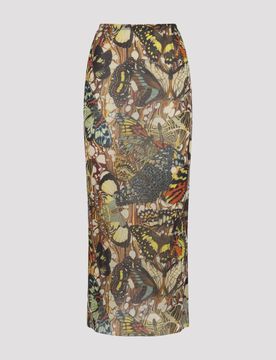 Printed Maxi Skirt