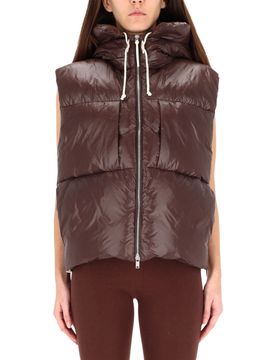 JIL SANDER Hooded Quilted Gilet
